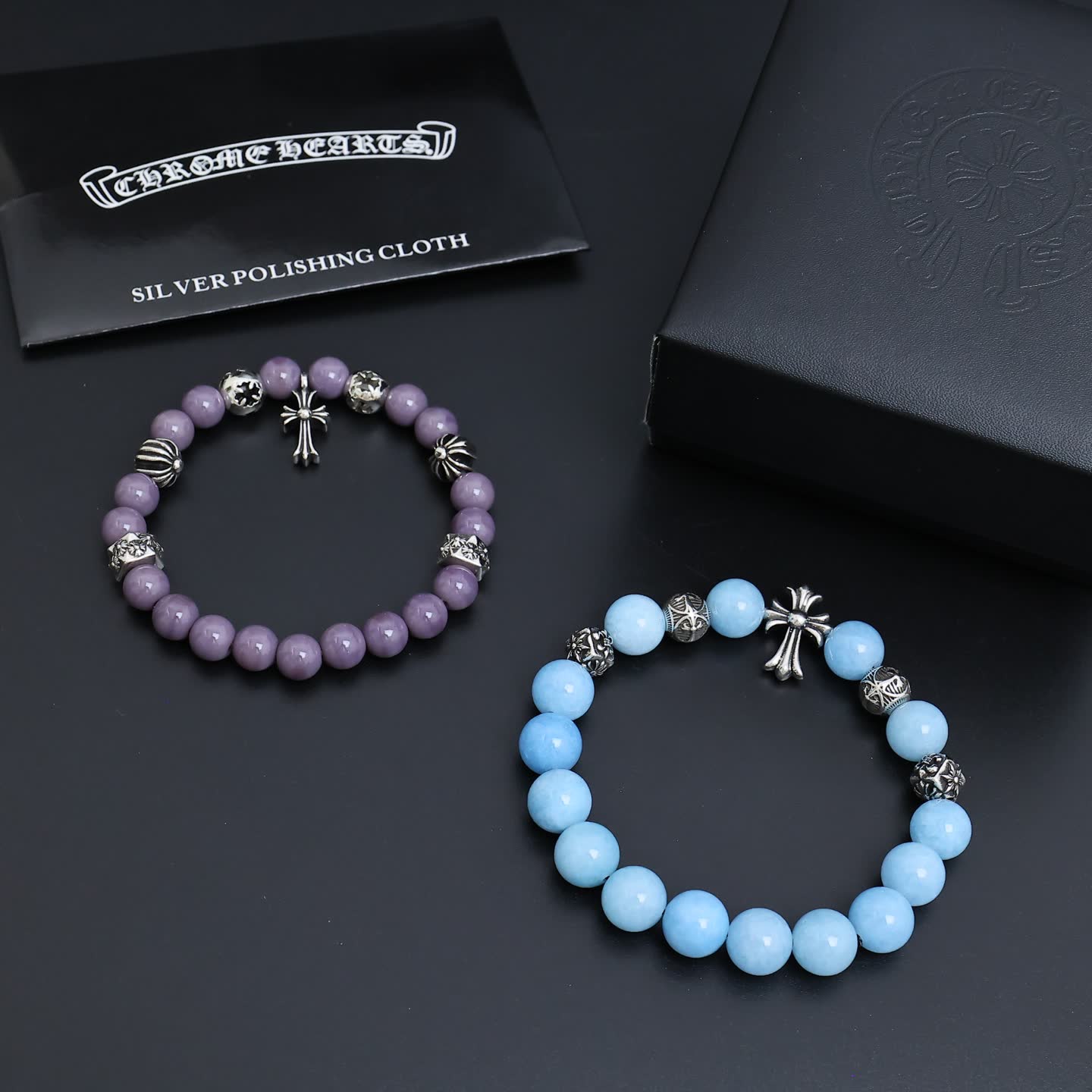 Chrome Hearts Silver Cross Bracelet